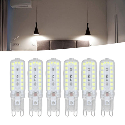 6pcs G9 LED Bulbs 7W Dimmable 360 degrees Illumination Replacement Light Bulb for Wall Desk Cabinet Lamp V1294-YM0523-3119220065412