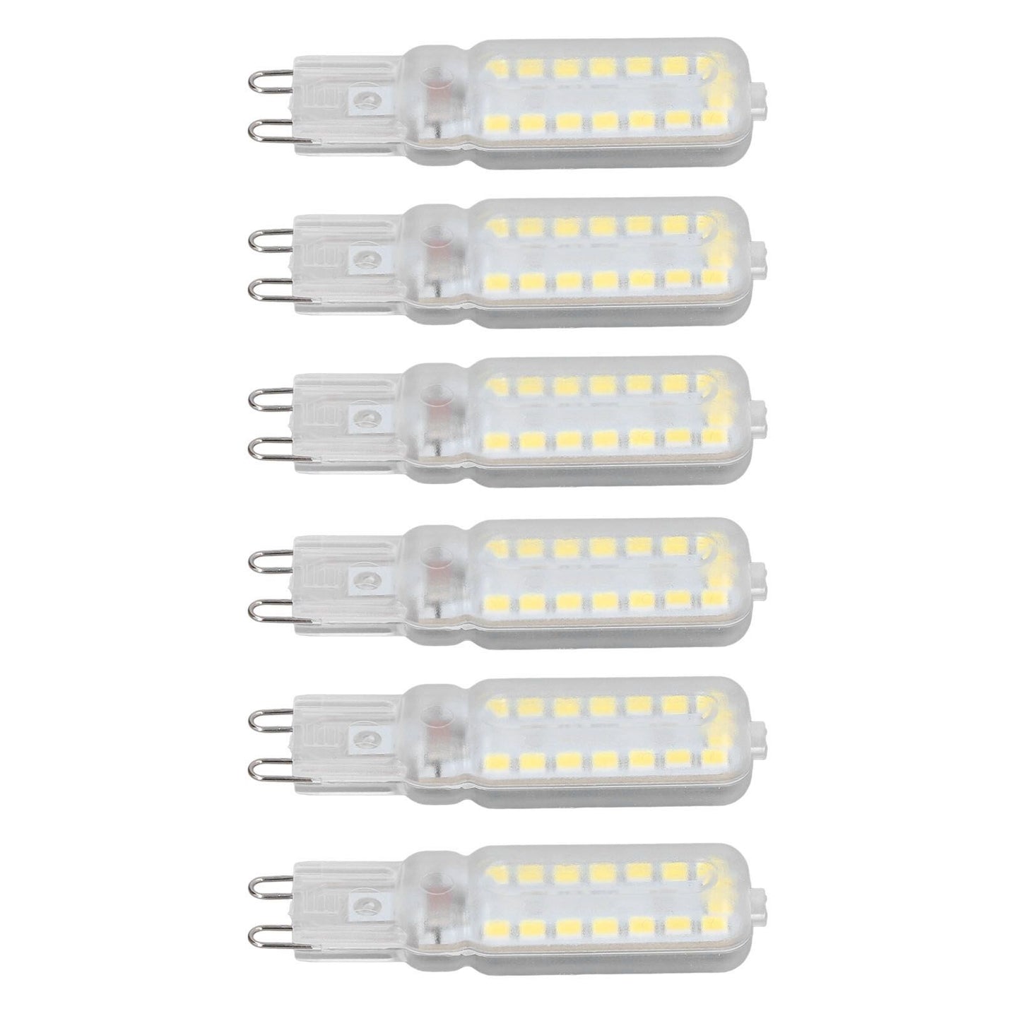 6pcs G9 LED Bulbs 7W Dimmable 360 degrees Illumination Replacement Light Bulb for Wall Desk Cabinet Lamp V1294-YM0523-3119220065413