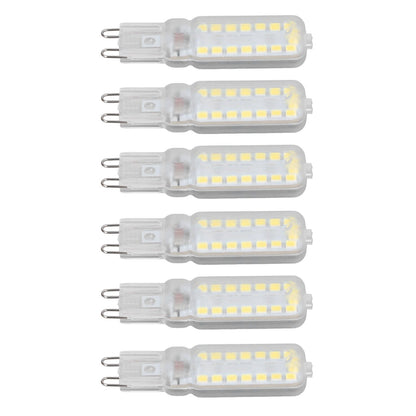 6pcs G9 LED Bulbs 7W Dimmable 360 degrees Illumination Replacement Light Bulb for Wall Desk Cabinet Lamp V1294-YM0523-3119220065413