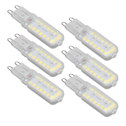 6pcs G9 LED Bulbs 7W Dimmable 360 degrees Illumination Replacement Light Bulb for Wall Desk Cabinet Lamp V1294-YM0523-3119220065413
