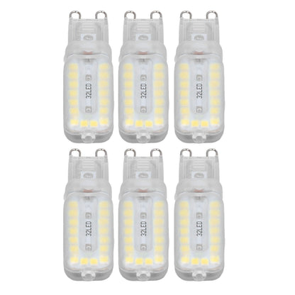 6pcs G9 LED Bulbs 7W Dimmable 360 degrees Illumination Replacement Light Bulb for Wall Desk Cabinet Lamp V1294-YM0523-3119220065413