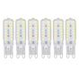 6pcs G9 LED Bulbs 7W Dimmable 360 degrees Illumination Replacement Light Bulb for Wall Desk Cabinet Lamp V1294-YM0523-3119220065414