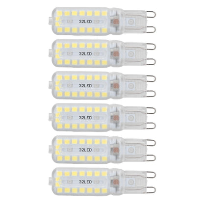 6pcs G9 LED Bulbs 7W Dimmable 360 degrees Illumination Replacement Light Bulb for Wall Desk Cabinet Lamp V1294-YM0523-3119220065414