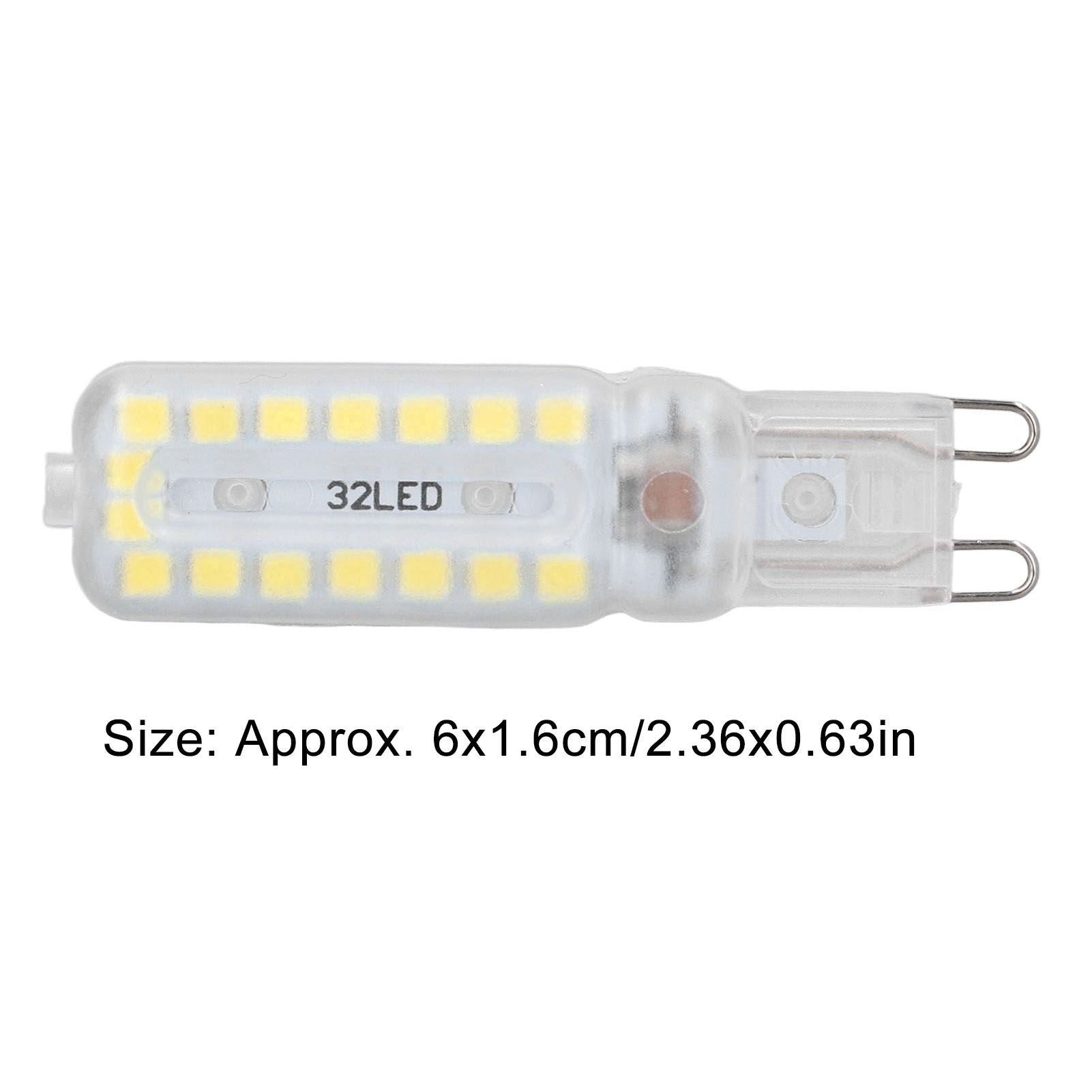 6pcs G9 LED Bulbs 7W Dimmable 360 degrees Illumination Replacement Light Bulb for Wall Desk Cabinet Lamp V1294-YM0523-3119220065414