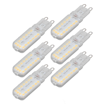 6pcs G9 LED Bulbs 7W Dimmable 360 degrees Illumination Replacement Light Bulb for Wall Desk Cabinet Lamp Warm V1294-YM0523-3119220065415