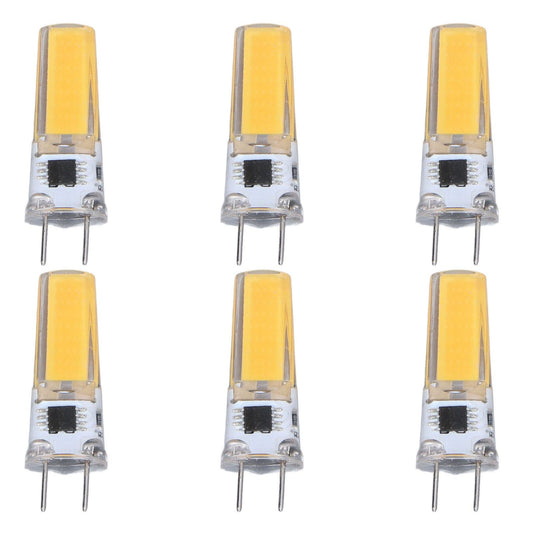 6Pcs G8 LED Bulb 5W Dimmable 2508 COB Energy Saving Easy Installation 360 Degrees 50000 Hours Stable 5W Bulbs V1294-YM0523-3119220065611