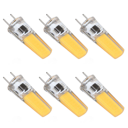 6Pcs G8 LED Bulb 5W Dimmable 2508 COB Energy Saving Easy Installation 360 Degrees 50000 Hours Stable 5W Bulbs V1294-YM0523-3119220065611