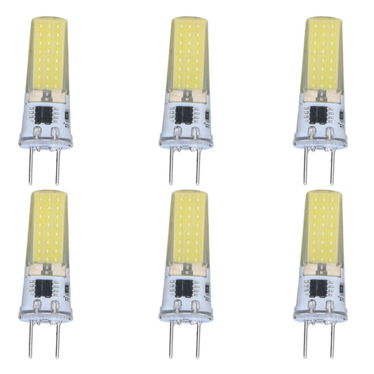 6Pcs G8 LED Bulb 5W Dimmable 2508 COB Energy Saving Easy Installation 360 Degrees 50000 Hours Stable 5W Bulbs V1294-YM0523-3119220065612