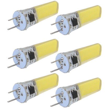 6Pcs G8 LED Bulb 5W Dimmable 2508 COB Energy Saving Easy Installation 360 Degrees 50000 Hours Stable 5W Bulbs V1294-YM0523-3119220065612