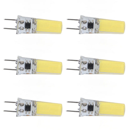 6Pcs G8 LED Bulb 5W Dimmable 2508 COB Energy Saving Easy Installation 360 Degrees 50000 Hours Stable 5W Bulbs V1294-YM0523-3119220065612