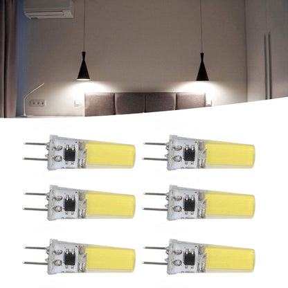 6Pcs G8 LED Bulb 5W Dimmable 2508 COB Energy Saving Easy Installation 360 Degrees 50000 Hours Stable 5W Bulbs V1294-YM0523-3119220065612