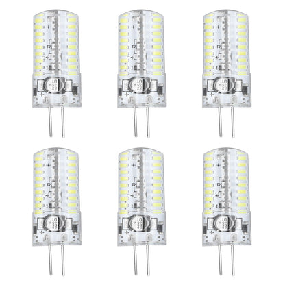 6 Pcs G4 LED Bulbs Bi Pin Base Light Bulbs 5W LED Corn Bulbs for Landscape Lighting Home Lighting Pure White V1294-YM0523-3119220065712