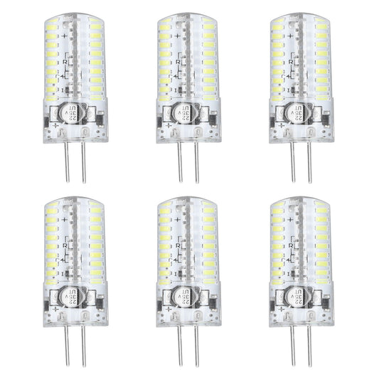 6 Pcs G4 LED Bulbs Bi Pin Base Light Bulbs 5W LED Corn Bulbs for Landscape Lighting Home Lighting Pure White V1294-YM0523-3119220065712