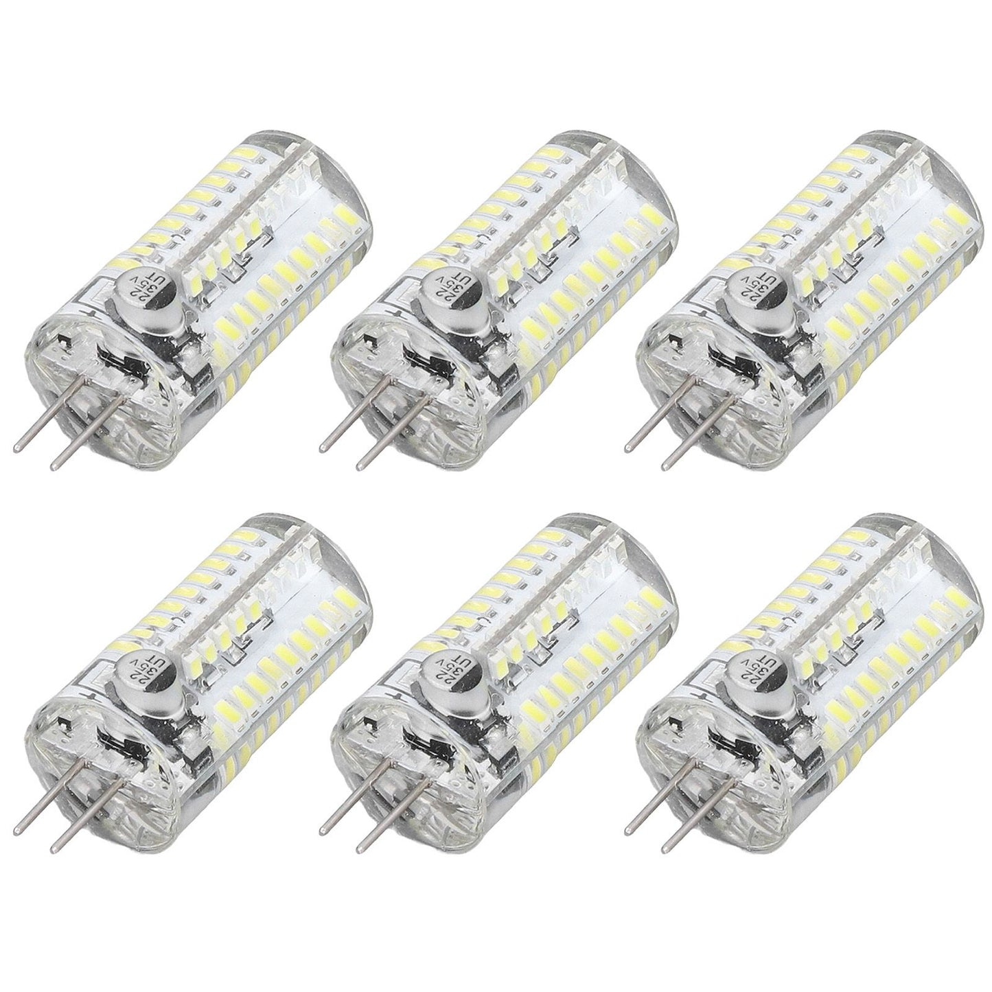 6 Pcs G4 LED Bulbs Bi Pin Base Light Bulbs 5W LED Corn Bulbs for Landscape Lighting Home Lighting Pure White V1294-YM0523-3119220065712