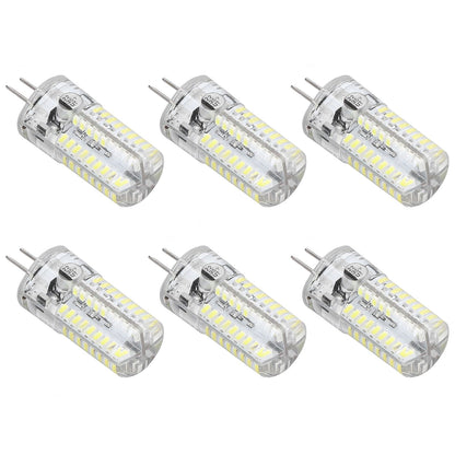 6 Pcs G4 LED Bulbs Bi Pin Base Light Bulbs 5W LED Corn Bulbs for Landscape Lighting Home Lighting Pure White V1294-YM0523-3119220065712