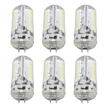 6 Pcs G4 LED Bulbs Bi Pin Base Light Bulbs 5W LED Corn Bulbs for Landscape Lighting Home Lighting Pure White V1294-YM0523-3119220065712