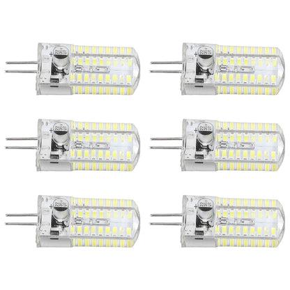 6 Pcs G4 LED Bulbs Bi Pin Base Light Bulbs 5W LED Corn Bulbs for Landscape Lighting Home Lighting Pure White V1294-YM0523-3119220065712