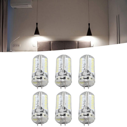 6 Pcs G4 LED Bulbs Bi Pin Base Light Bulbs 5W LED Corn Bulbs for Landscape Lighting Home Lighting Pure White V1294-YM0523-3119220065712