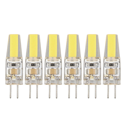 6 Pcs 6W 500LM G4 Bulb LED COB Silica Gel Energy Saving Lamp Bulb for Ceiling Lamp Wall Lamp Table Lamp 220V V1294-YM0523-3119220065912