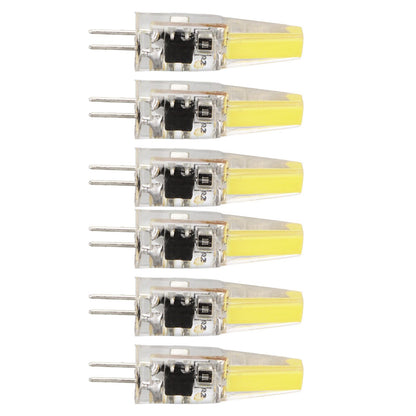 6 Pcs 6W 500LM G4 Bulb LED COB Silica Gel Energy Saving Lamp Bulb for Ceiling Lamp Wall Lamp Table Lamp 220V V1294-YM0523-3119220065912