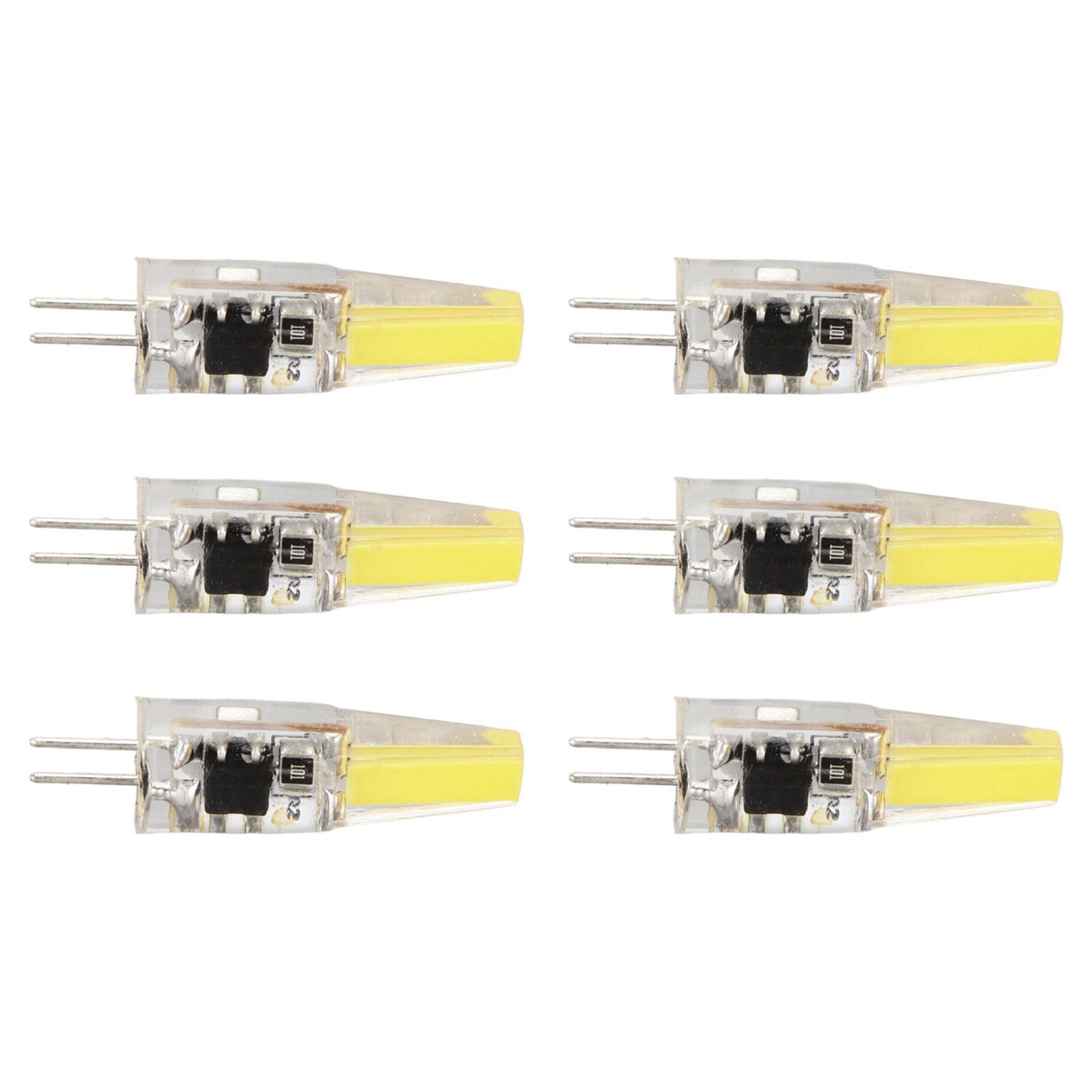 6 Pcs 6W 500LM G4 Bulb LED COB Silica Gel Energy Saving Lamp Bulb for Ceiling Lamp Wall Lamp Table Lamp 220V V1294-YM0523-3119220065912