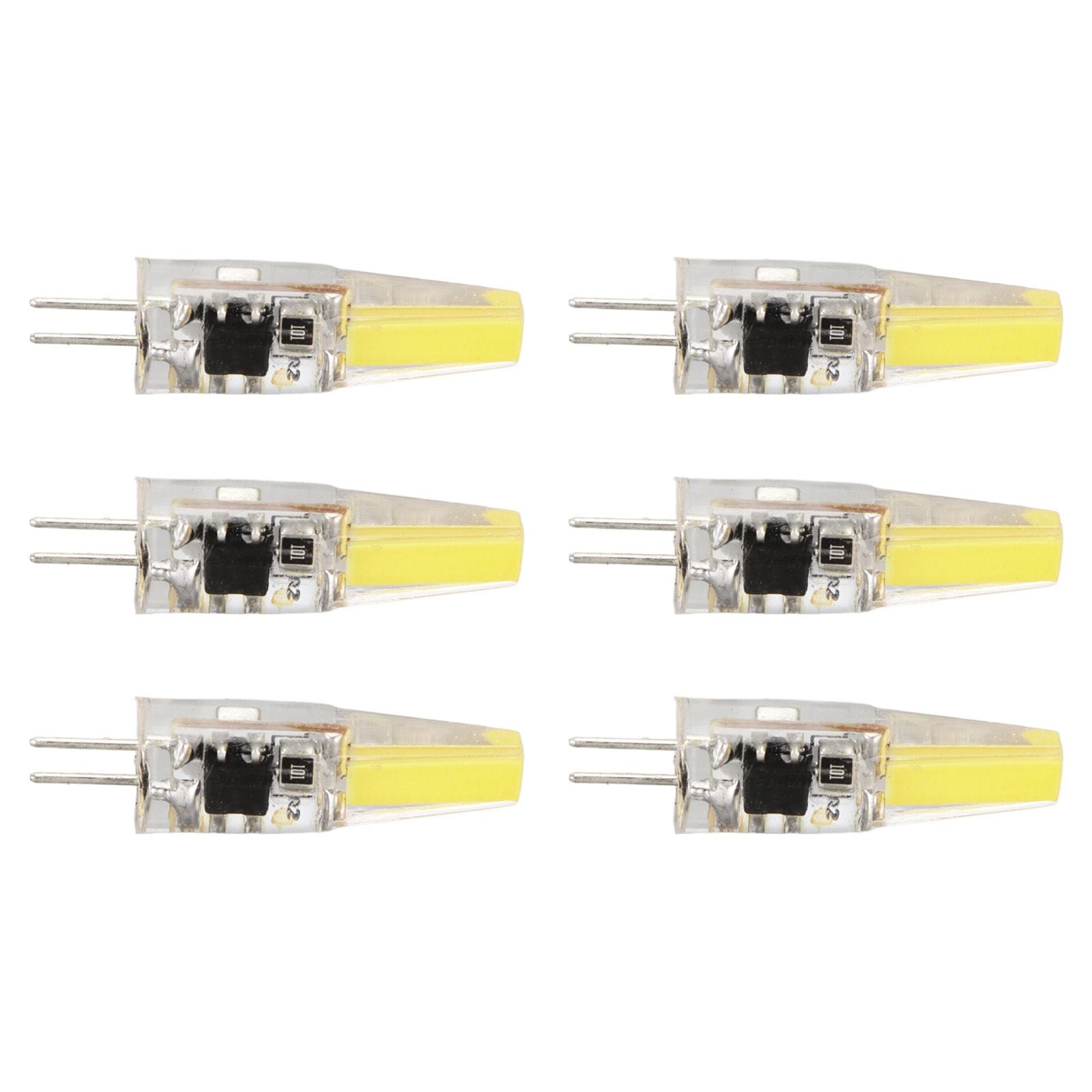 6 Pcs 6W 500LM G4 Bulb LED COB Silica Gel Energy Saving Lamp Bulb for Ceiling Lamp Wall Lamp Table Lamp 220V V1294-YM0523-3119220065912