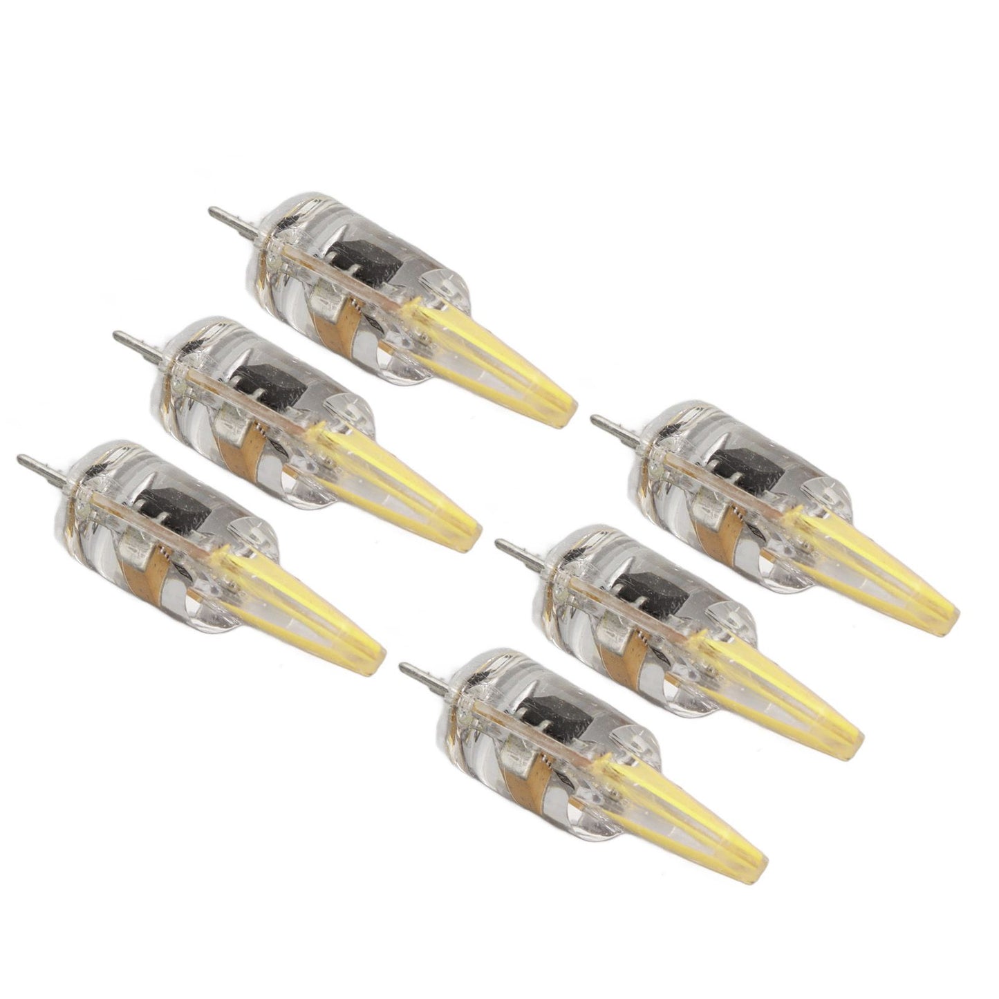 6 Pcs 6W 500LM G4 Bulb LED COB Silica Gel Energy Saving Lamp Bulb for Ceiling Lamp Wall Lamp Table Lamp 220V V1294-YM0523-3119220065912