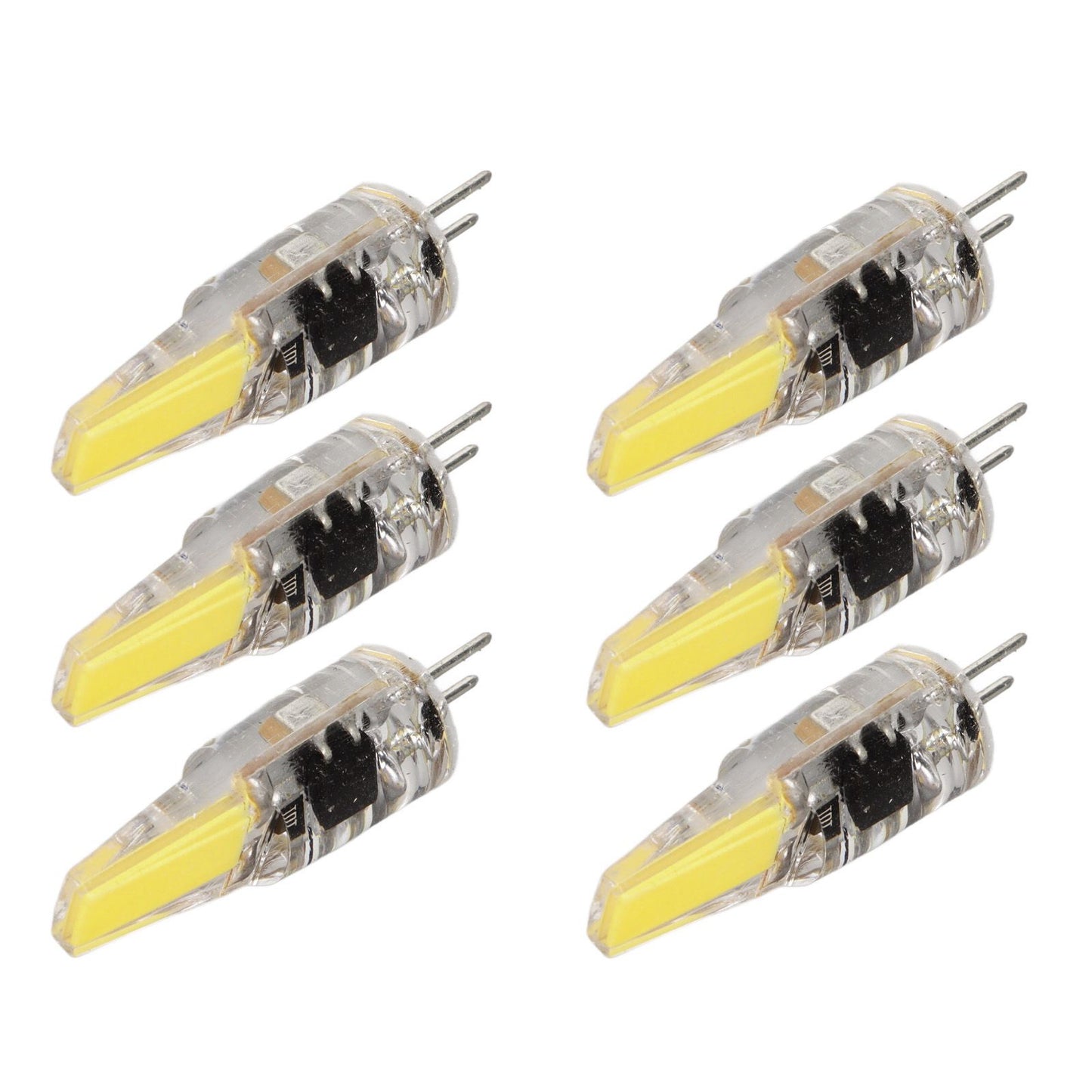 6 Pcs 6W 500LM G4 Bulb LED COB Silica Gel Energy Saving Lamp Bulb for Ceiling Lamp Wall Lamp Table Lamp 220V V1294-YM0523-3119220065912