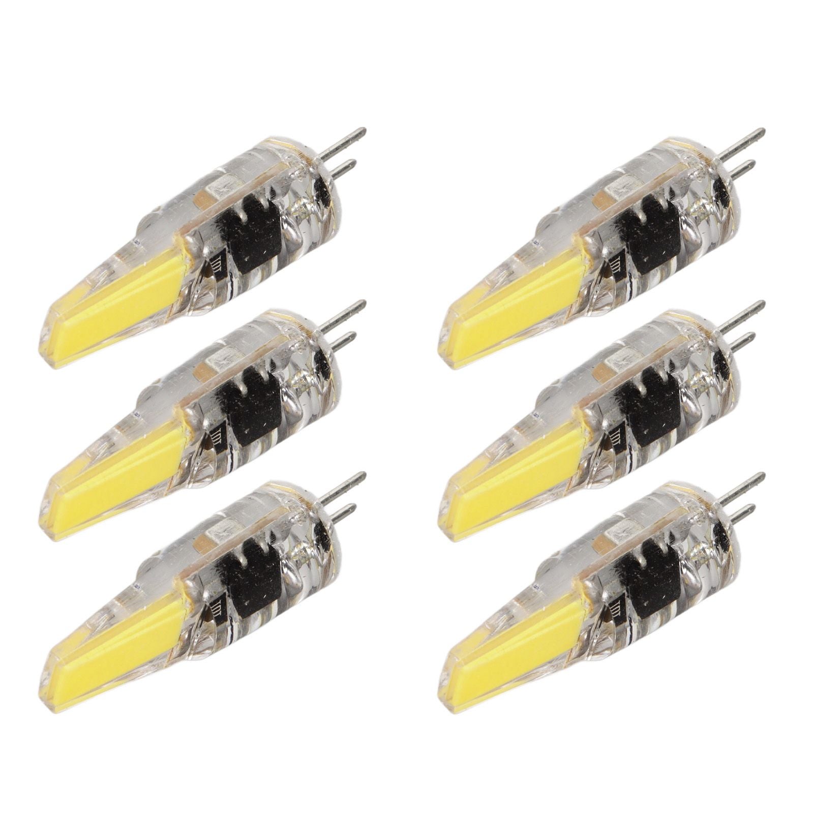 6 Pcs 6W 500LM G4 Bulb LED COB Silica Gel Energy Saving Lamp Bulb for Ceiling Lamp Wall Lamp Table Lamp 220V V1294-YM0523-3119220065912