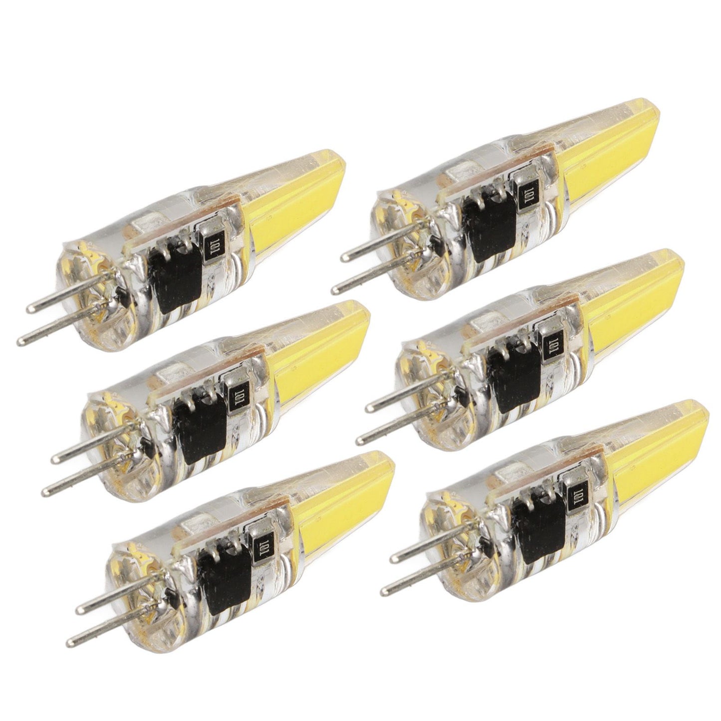 6 Pcs 6W 500LM G4 Bulb LED COB Silica Gel Energy Saving Lamp Bulb for Ceiling Lamp Wall Lamp Table Lamp 220V V1294-YM0523-3119220065912