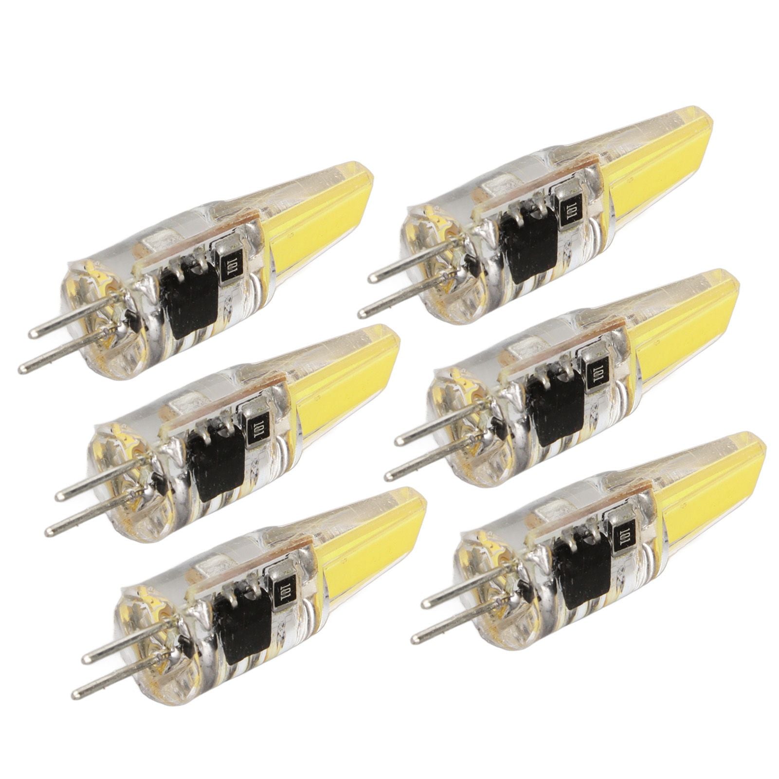 6 Pcs 6W 500LM G4 Bulb LED COB Silica Gel Energy Saving Lamp Bulb for Ceiling Lamp Wall Lamp Table Lamp 220V V1294-YM0523-3119220065912