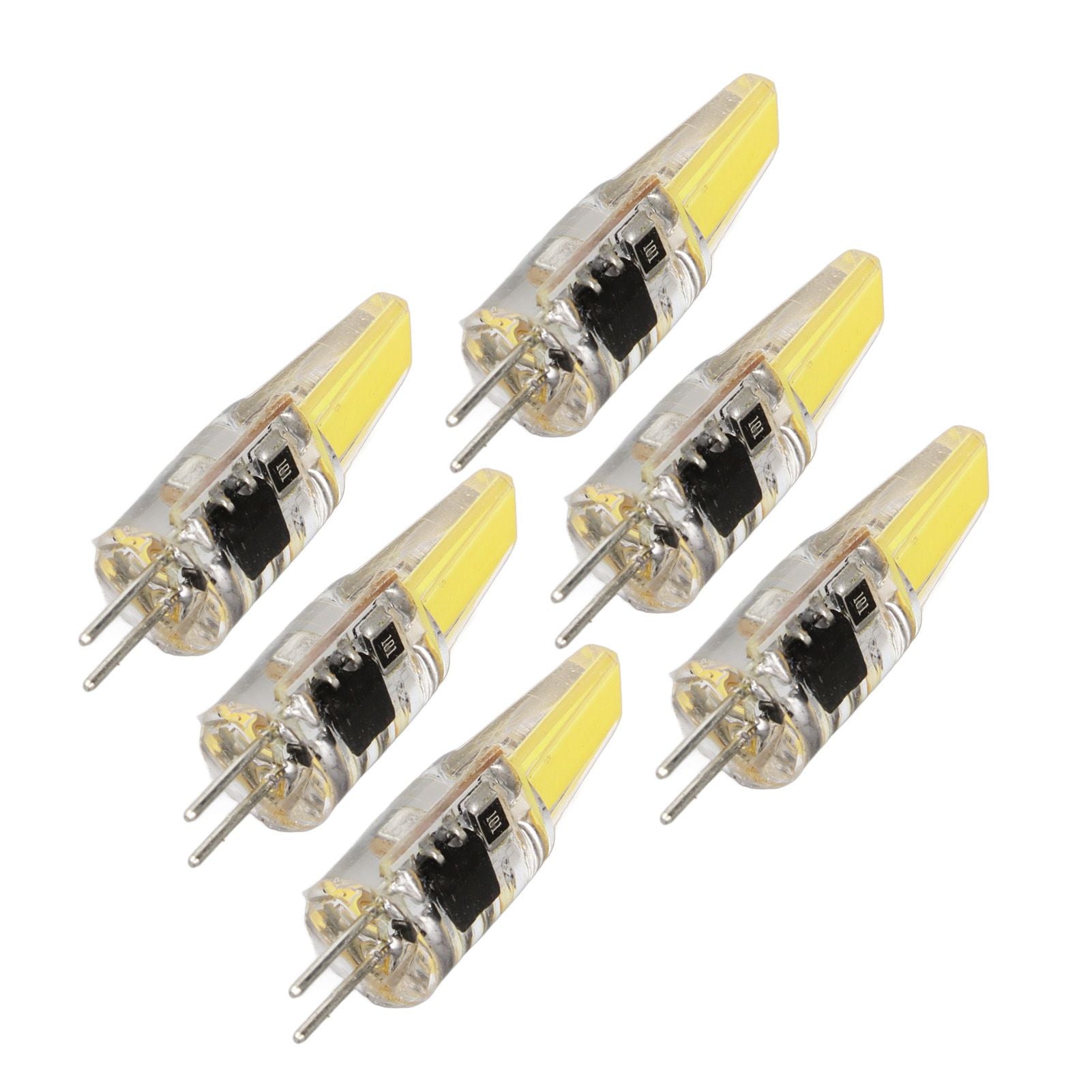 6 Pcs 6W 500LM G4 Bulb LED COB Silica Gel Energy Saving Lamp Bulb for Ceiling Lamp Wall Lamp Table Lamp 220V V1294-YM0523-3119220065912