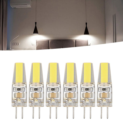 6 Pcs 6W 500LM G4 Bulb LED COB Silica Gel Energy Saving Lamp Bulb for Ceiling Lamp Wall Lamp Table Lamp 220V V1294-YM0523-3119220065912