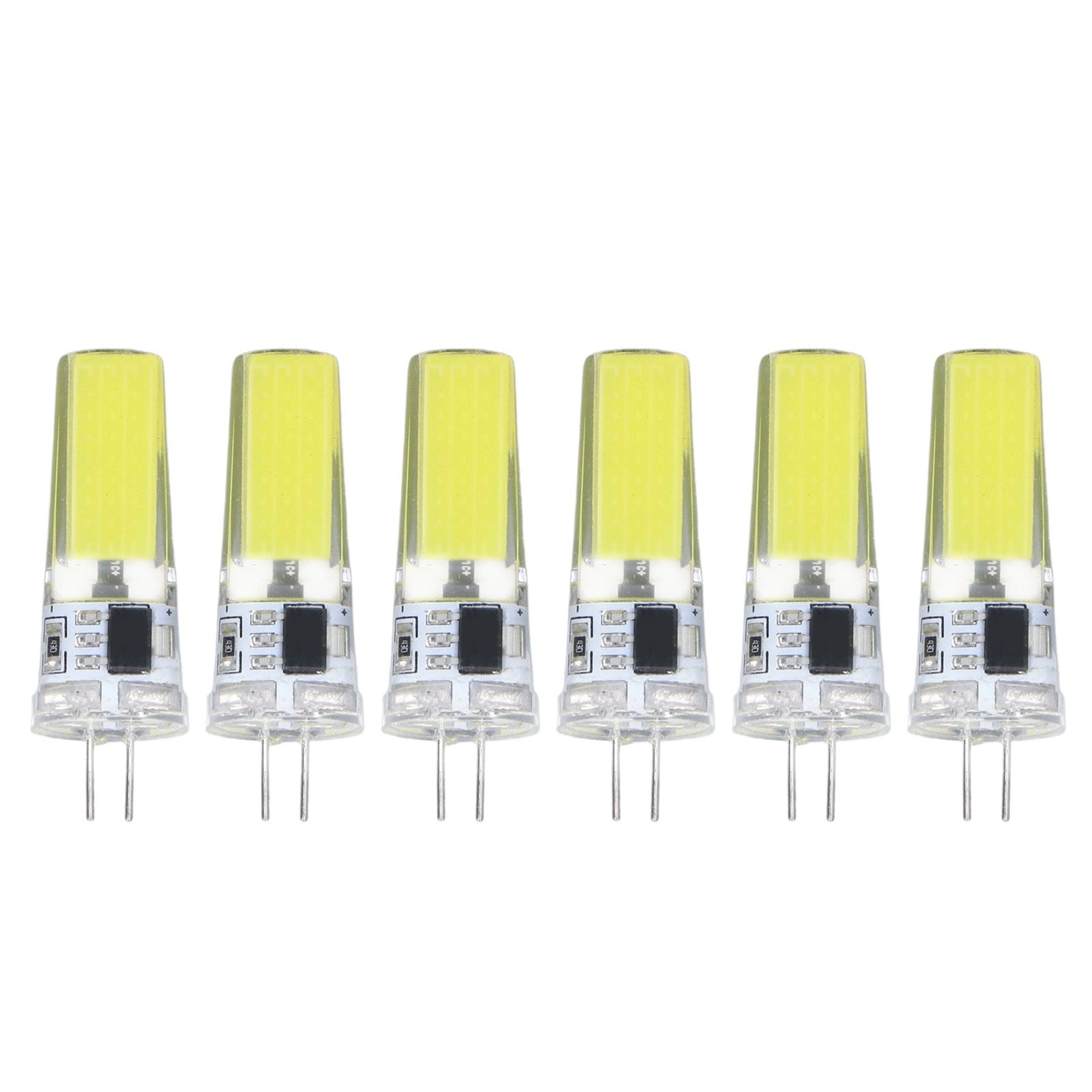 6 Pieces G4 LED Bulbs 9W Dimmable COB Lamp 500LM for Home Ceiling Landscape Chandelier Lamps 6500K White Light V1294-YM0523-3119220066011