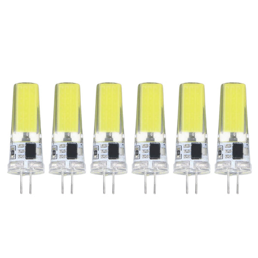 6 Pieces G4 LED Bulbs 9W Dimmable COB Lamp 500LM for Home Ceiling Landscape Chandelier Lamps 6500K White Light V1294-YM0523-3119220066011