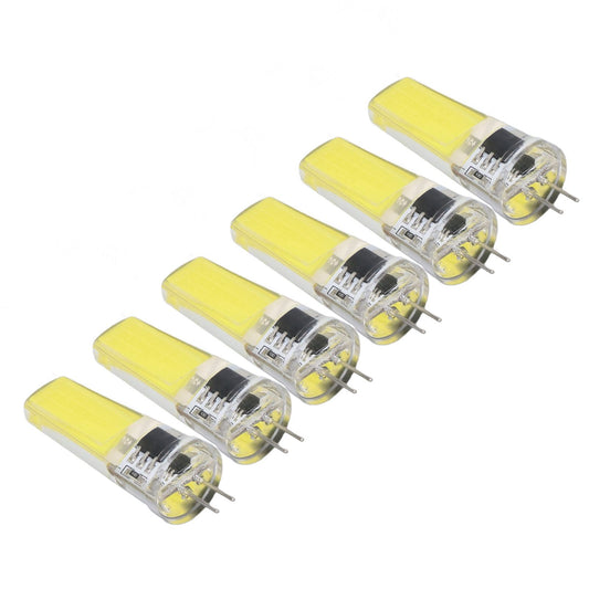 6 Pieces G4 LED Bulbs 9W Dimmable COB Lamp 500LM for Home Ceiling Landscape Chandelier Lamps 6500K White Light V1294-YM0523-3119220066011