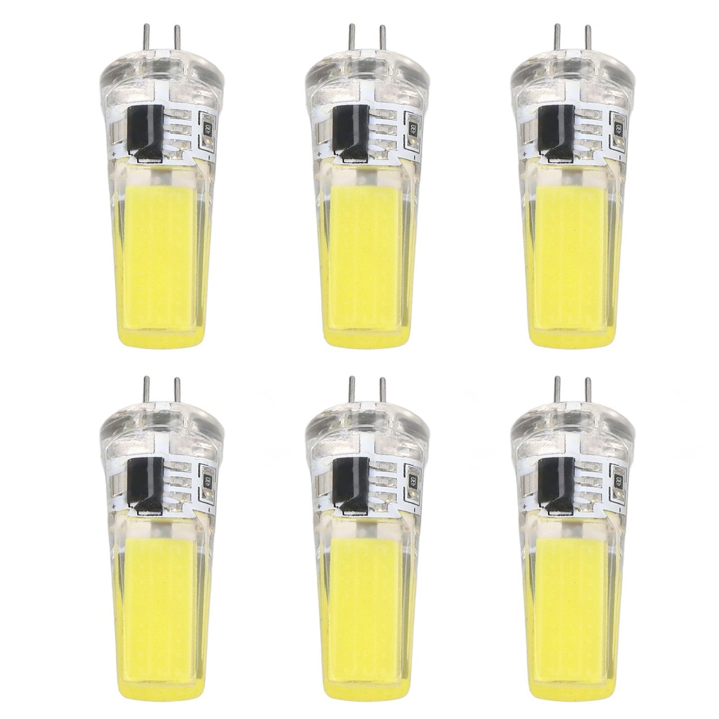 6 Pieces G4 LED Bulbs 9W Dimmable COB Lamp 500LM for Home Ceiling Landscape Chandelier Lamps 6500K White Light V1294-YM0523-3119220066011