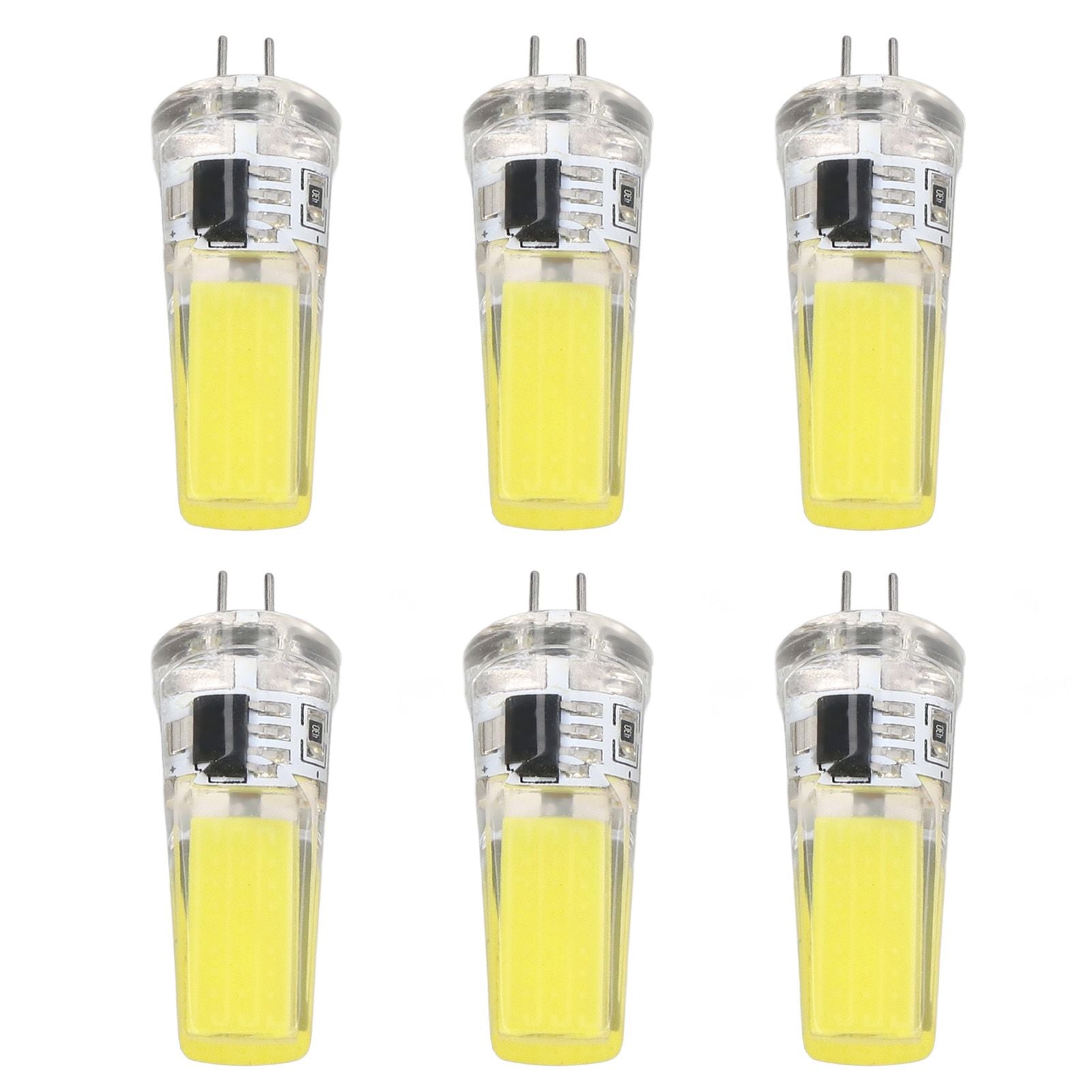 6 Pieces G4 LED Bulbs 9W Dimmable COB Lamp 500LM for Home Ceiling Landscape Chandelier Lamps 6500K White Light V1294-YM0523-3119220066011