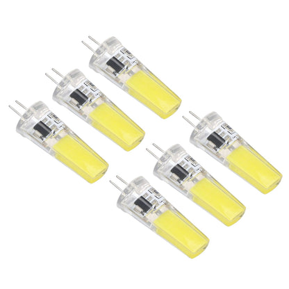 6 Pieces G4 LED Bulbs 9W Dimmable COB Lamp 500LM for Home Ceiling Landscape Chandelier Lamps 6500K White Light V1294-YM0523-3119220066011