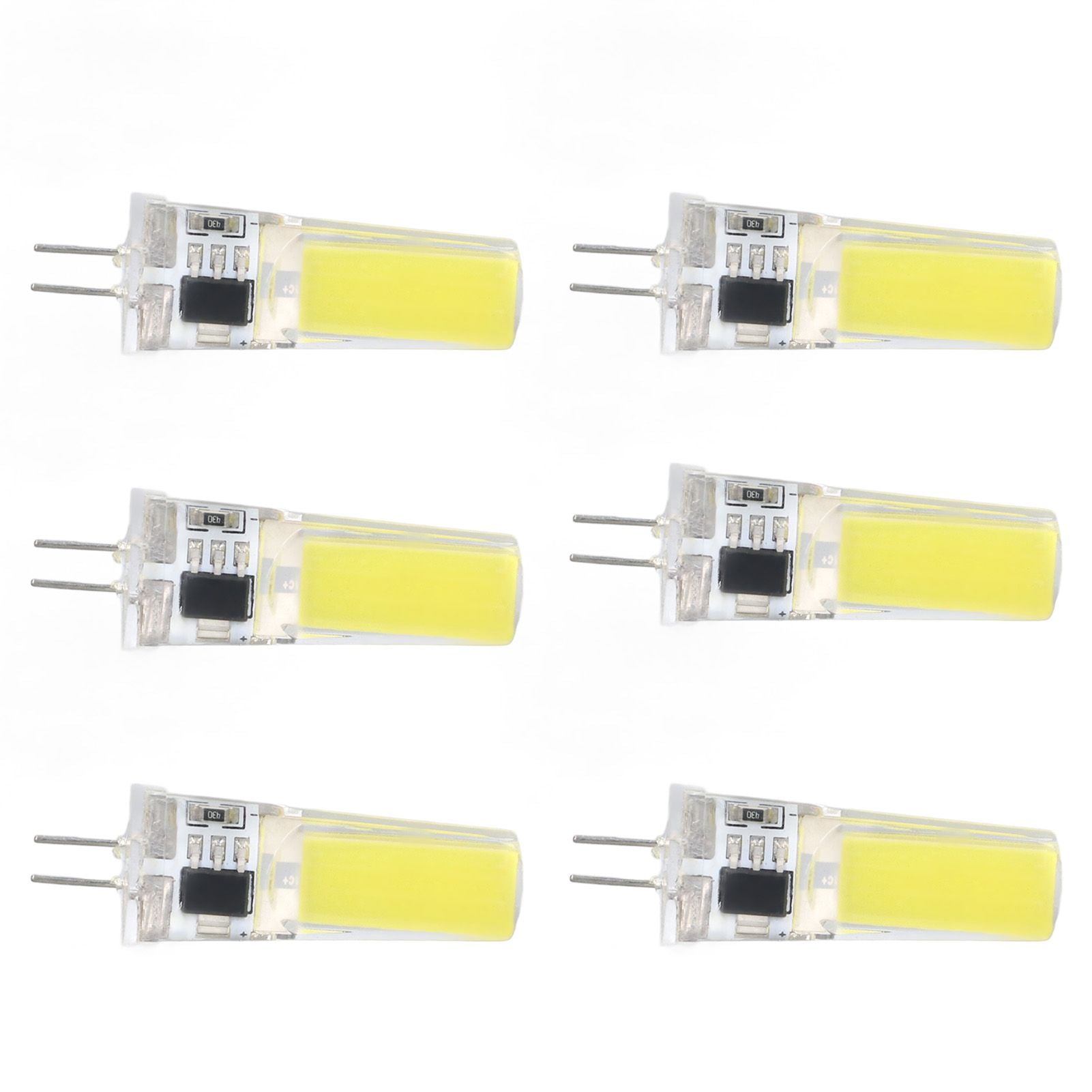 6 Pieces G4 LED Bulbs 9W Dimmable COB Lamp 500LM for Home Ceiling Landscape Chandelier Lamps 6500K White Light V1294-YM0523-3119220066011