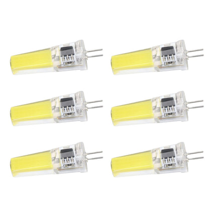 6 Pieces G4 LED Bulbs 9W Dimmable COB Lamp 500LM for Home Ceiling Landscape Chandelier Lamps 6500K White Light V1294-YM0523-3119220066011