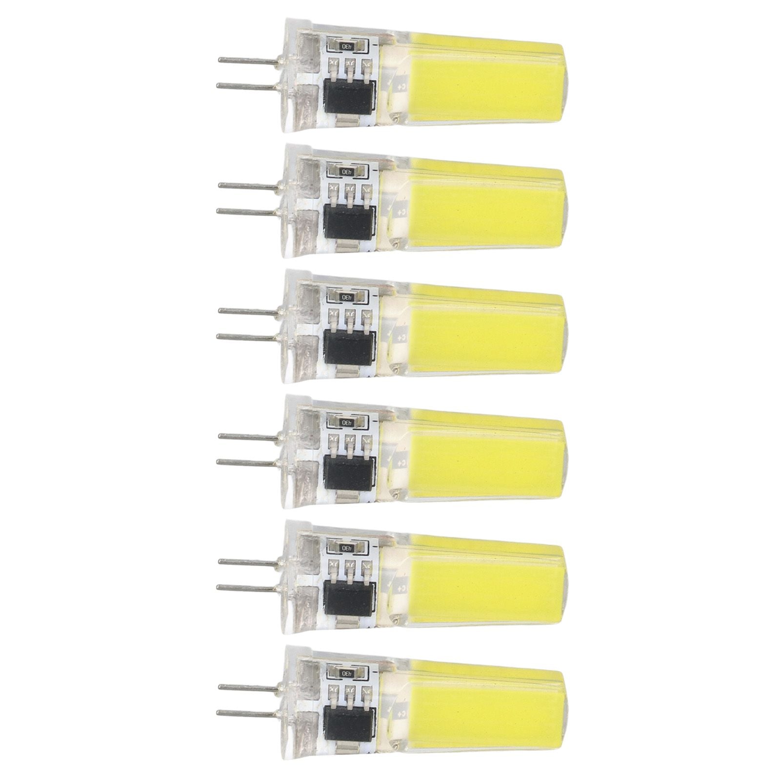 6 Pieces G4 LED Bulbs 9W Dimmable COB Lamp 500LM for Home Ceiling Landscape Chandelier Lamps 6500K White Light V1294-YM0523-3119220066011