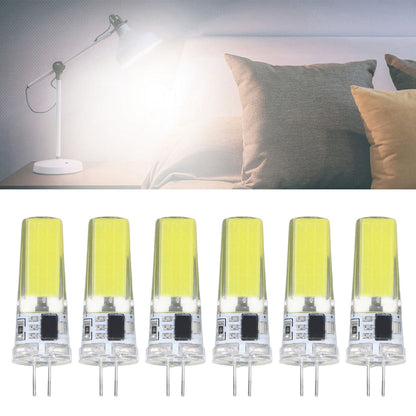 6 Pieces G4 LED Bulbs 9W Dimmable COB Lamp 500LM for Home Ceiling Landscape Chandelier Lamps 6500K White Light V1294-YM0523-3119220066011