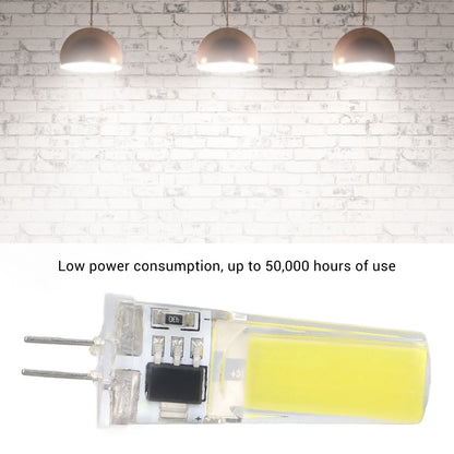 6 Pieces G4 LED Bulbs 9W Dimmable COB Lamp 500LM for Home Ceiling Landscape Chandelier Lamps 6500K White Light V1294-YM0523-3119220066011