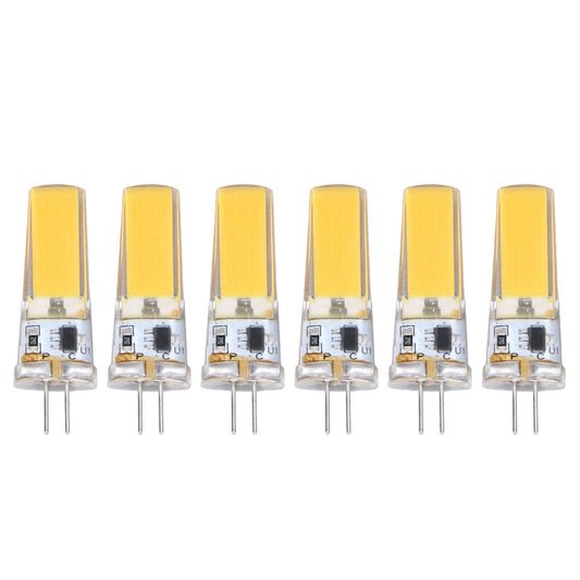 6 Pieces G4 LED Bulbs 9W Dimmable COB Lamp 500LM for Home Ceiling Landscape Chandelier Lamps 3000K Warm Light V1294-YM0523-3119220066012