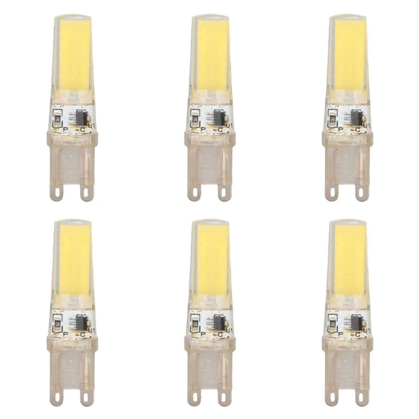 6pcs G9 LED Light Bulb COB Dimmable Professional G9 LED Bulb Replacement for Wall Lamps Table Lamps 220V V1294-YM0523-3119220066111