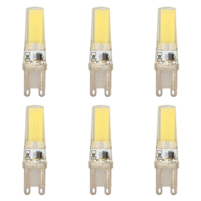 6pcs G9 LED Light Bulb COB Dimmable Professional G9 LED Bulb Replacement for Wall Lamps Table Lamps 220V V1294-YM0523-3119220066111