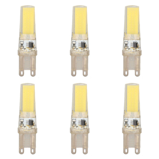 6pcs G9 LED Light Bulb COB Dimmable Professional G9 LED Bulb Replacement for Wall Lamps Table Lamps 220V V1294-YM0523-3119220066111