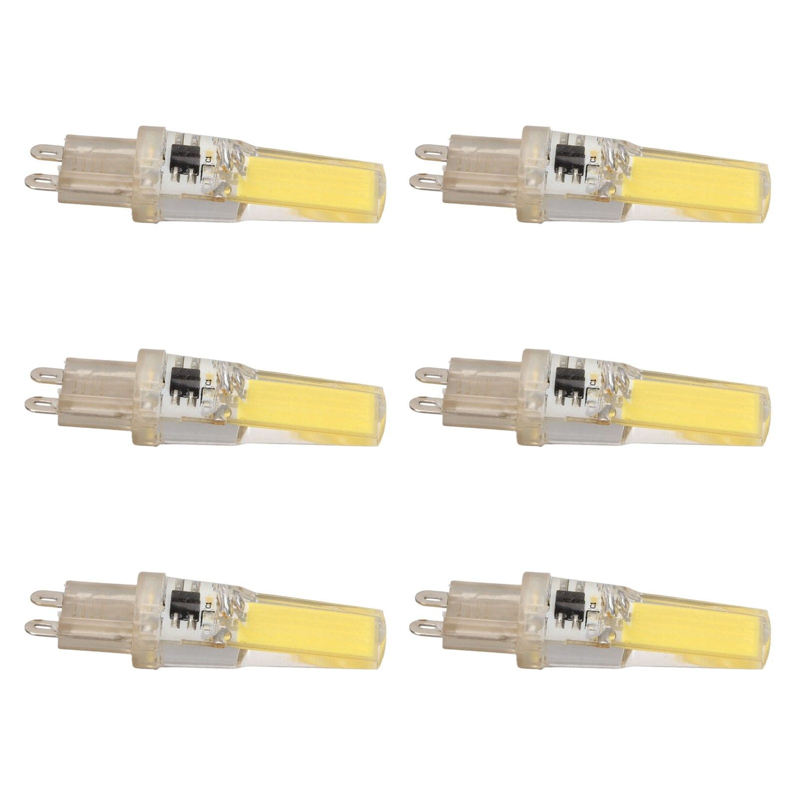 6pcs G9 LED Light Bulb COB Dimmable Professional G9 LED Bulb Replacement for Wall Lamps Table Lamps 220V V1294-YM0523-3119220066111