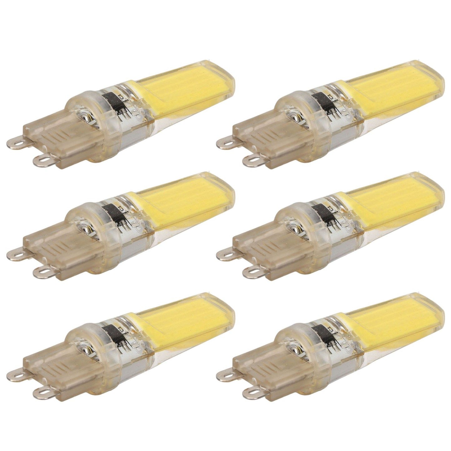 6pcs G9 LED Light Bulb COB Dimmable Professional G9 LED Bulb Replacement for Wall Lamps Table Lamps 220V V1294-YM0523-3119220066111